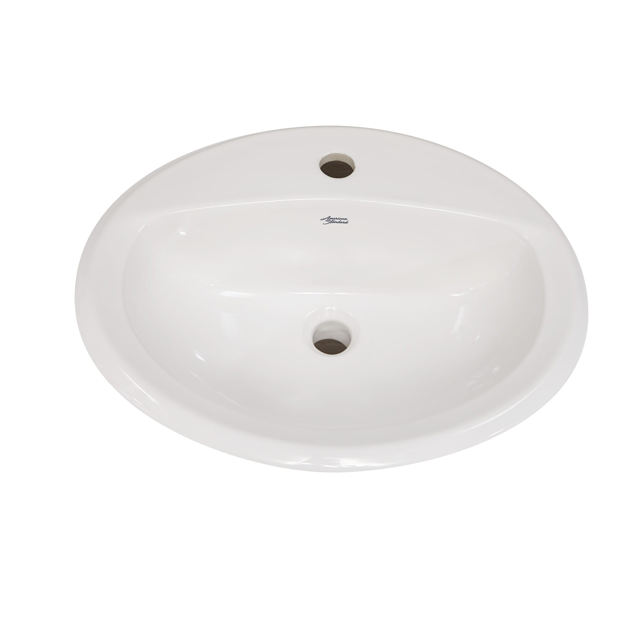 Aqualyn Drop In Sink With Center Hole Only WHITE